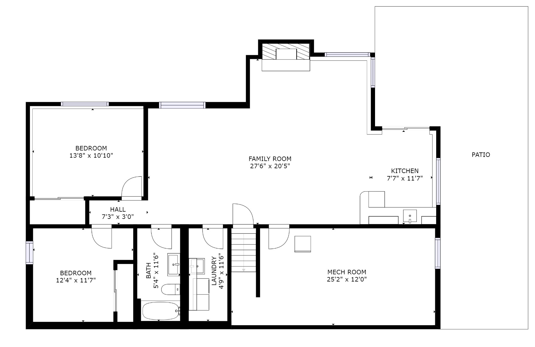 Downstairs Floorplan